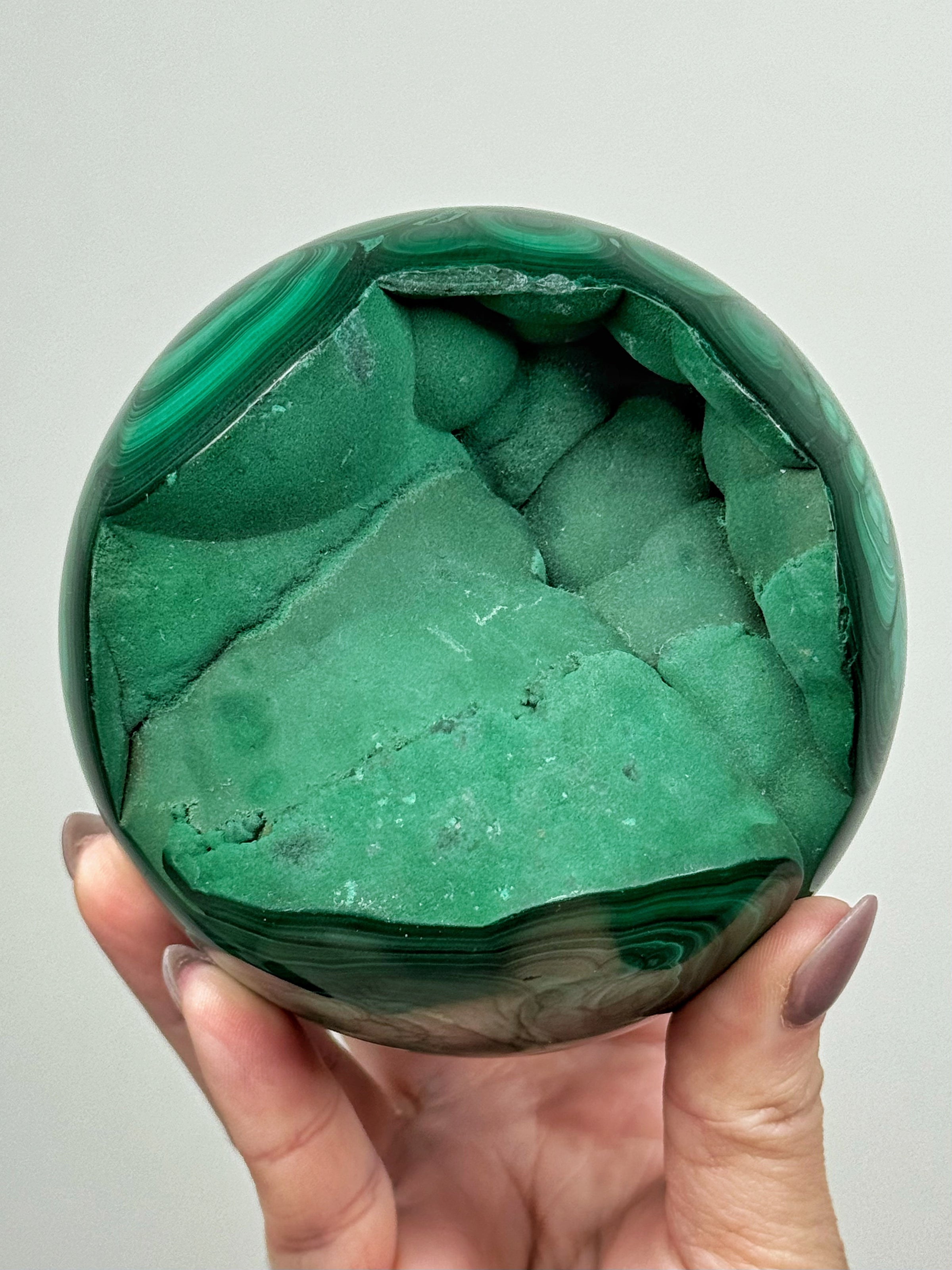Malachite Sphere - #11