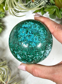 Chrysocolla Malachite Sphere - #1