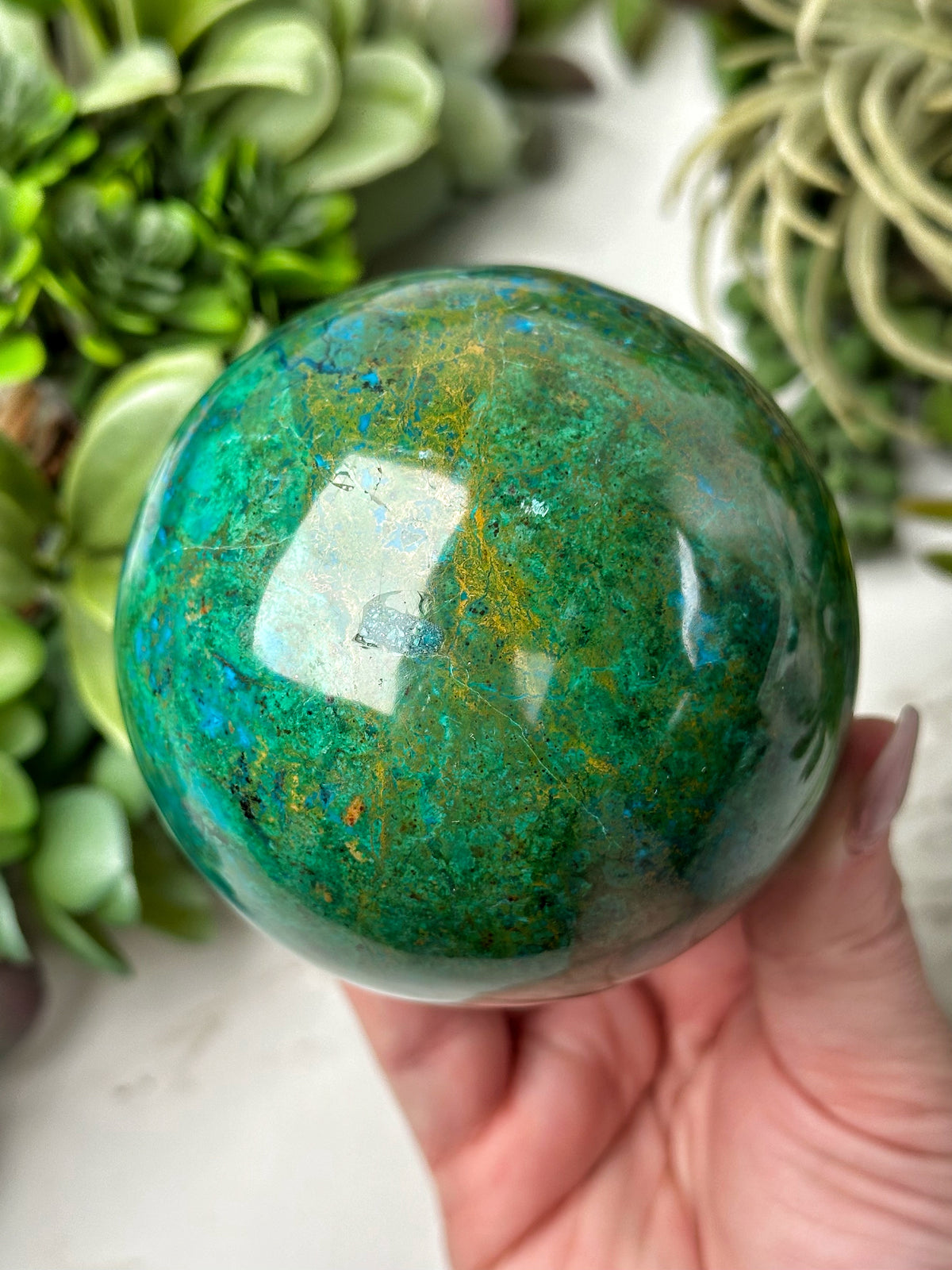 Chrysocolla Sphere - #5