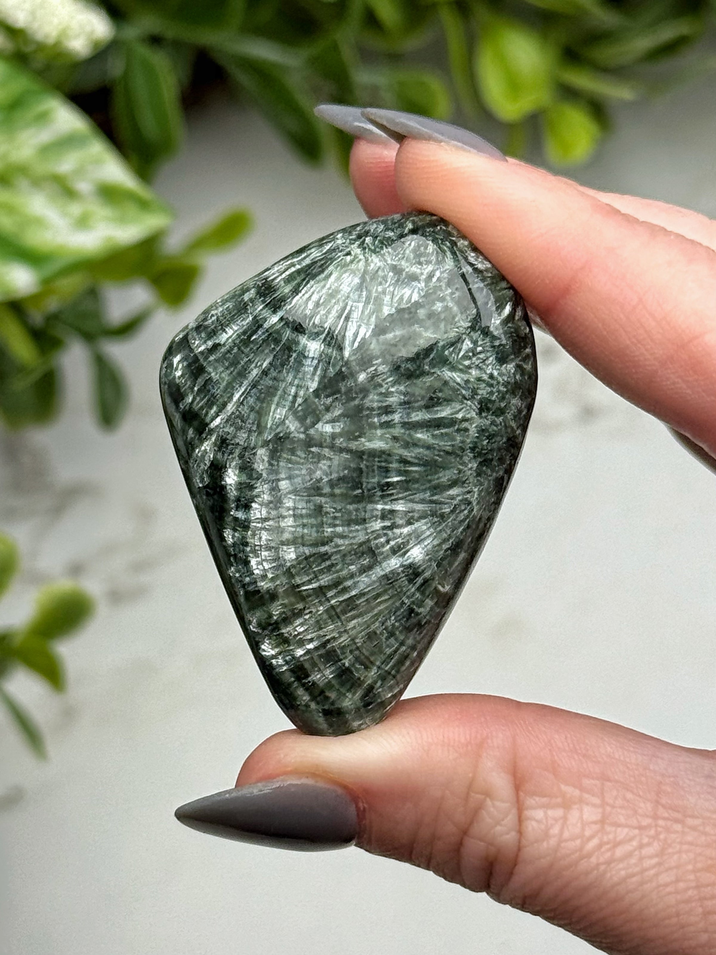 Seraphinite Palmstone - #9