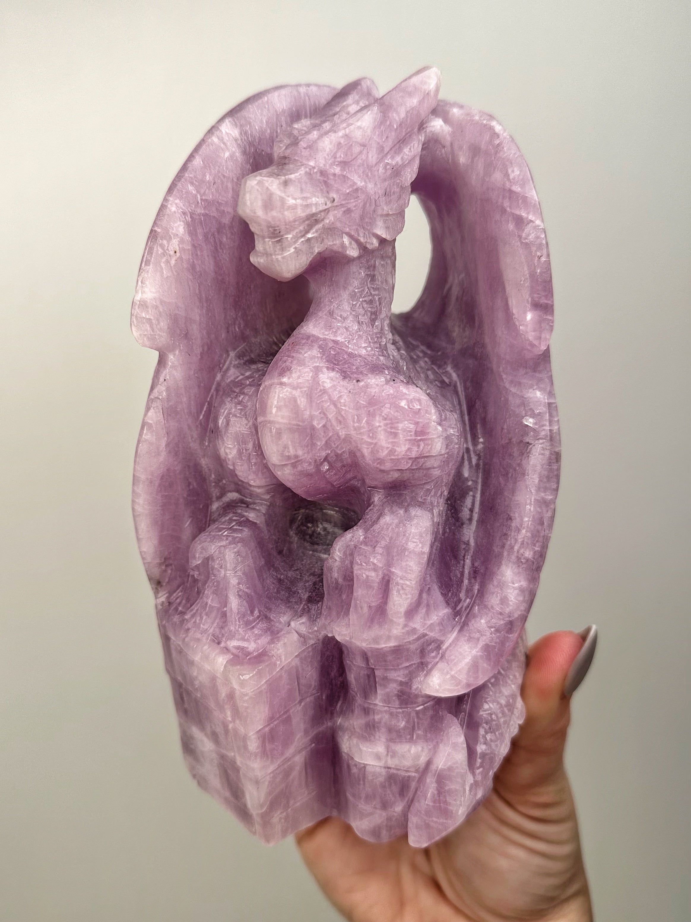 High Quality Kunzite Dragon - #3