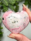 Rhodonite Heart - #7