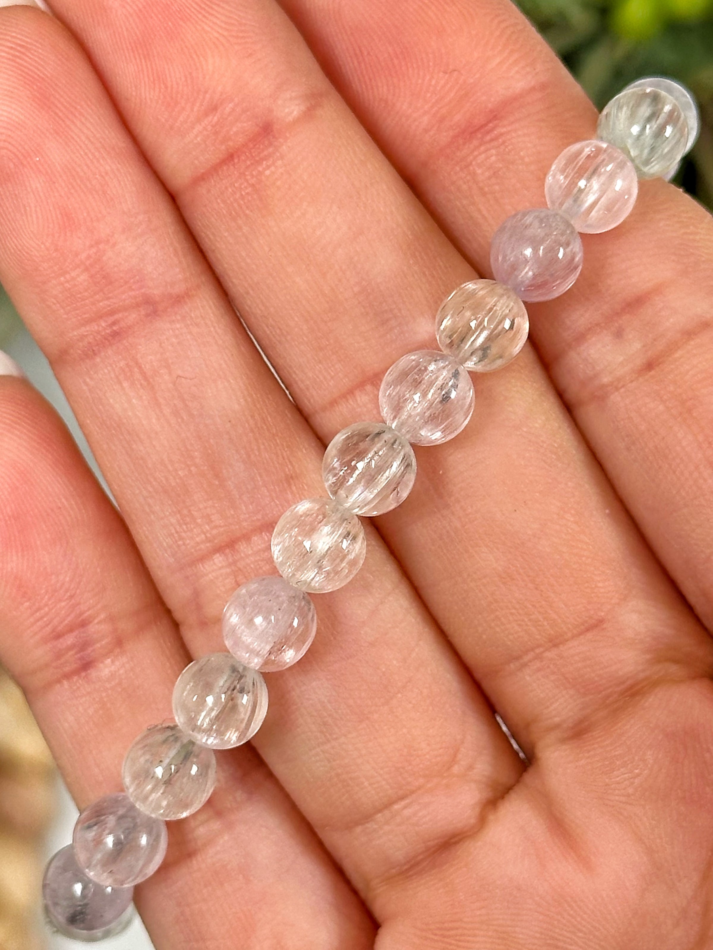 Gem Quality Kunzite Bracelet - #1