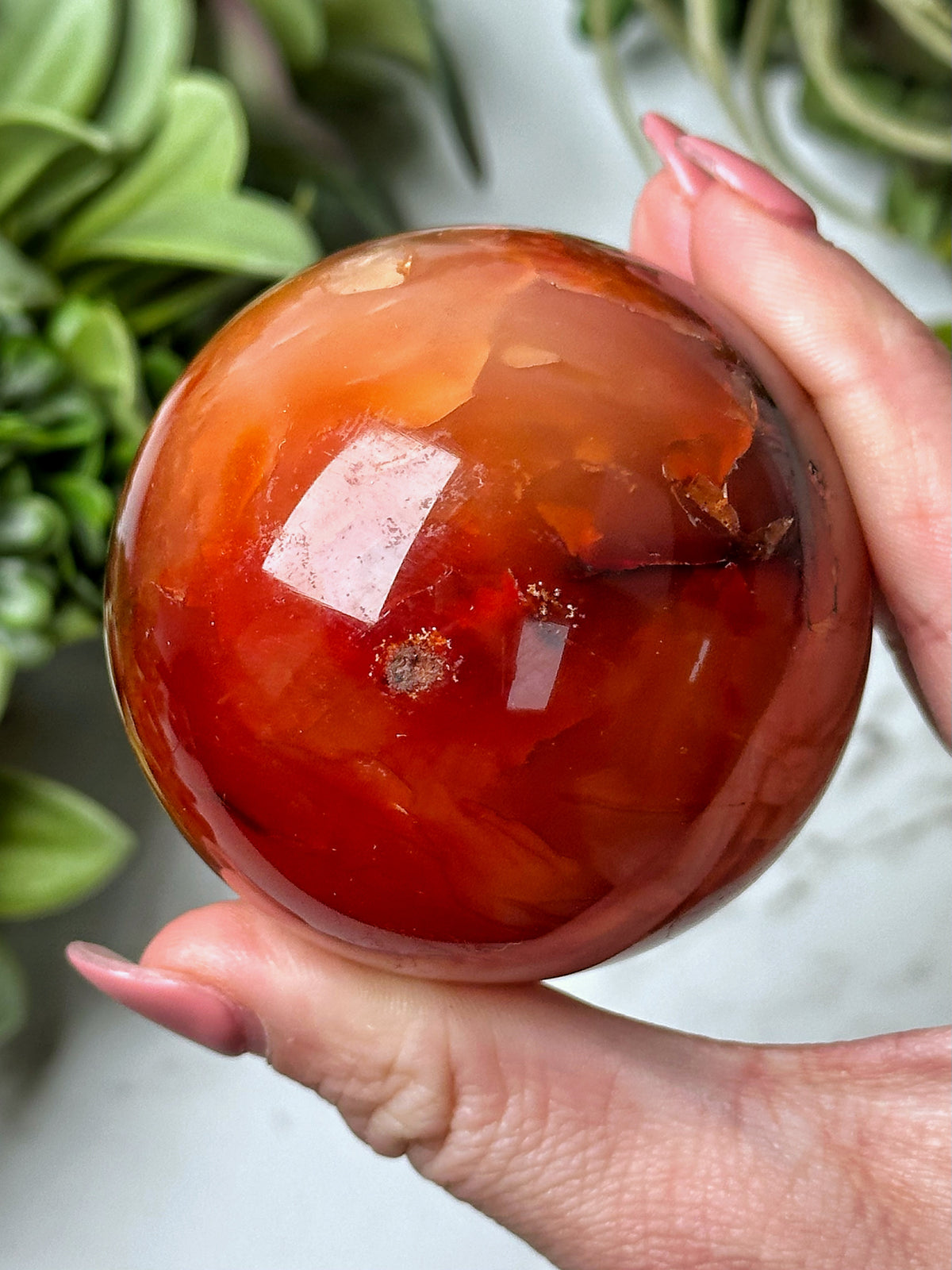 Carnelian Sphere - #15