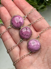 Cobaltoan Calcite Bracelets - Heart Chakra - No. 80