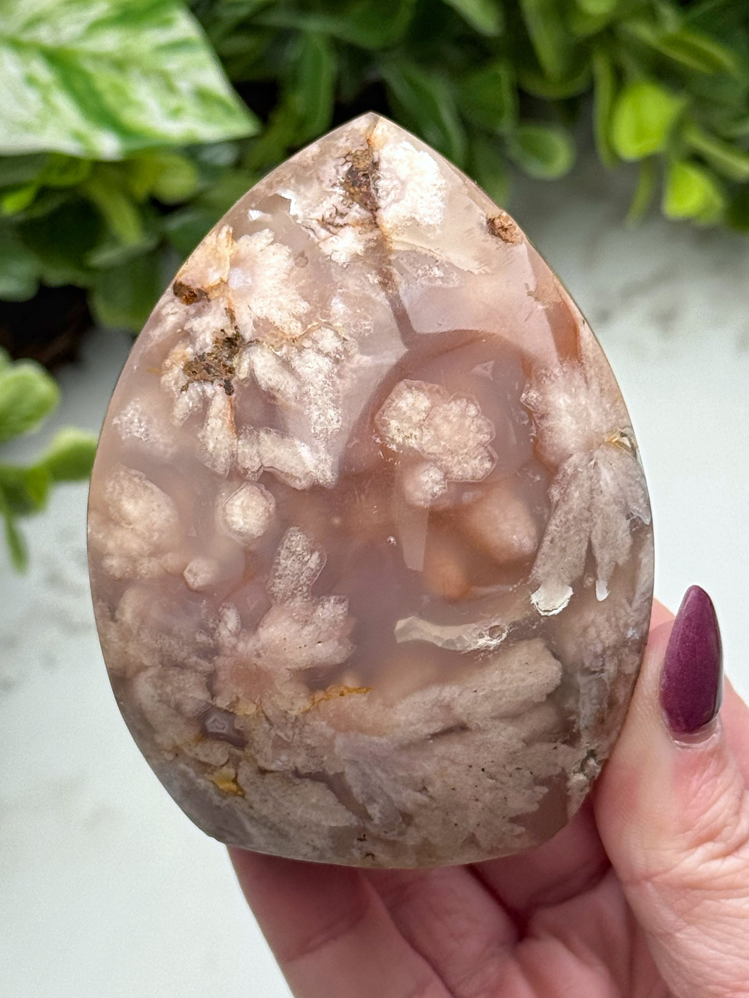 Flower Agate Freeform - #10