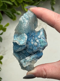 Shattuckite with Quartz - #11