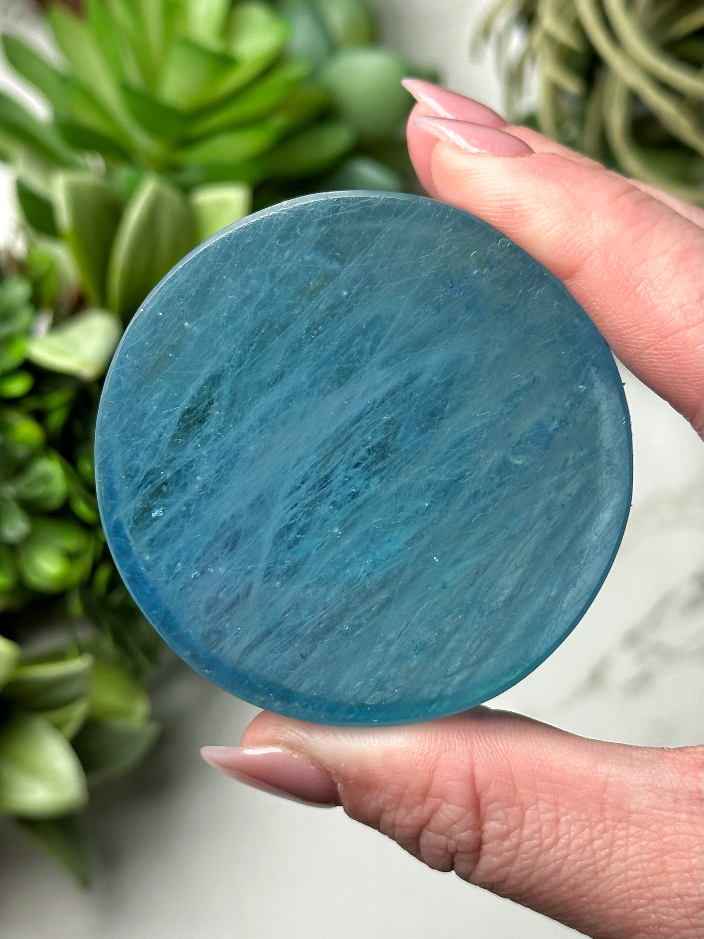 Beautiful Aquamarine Disc - #2