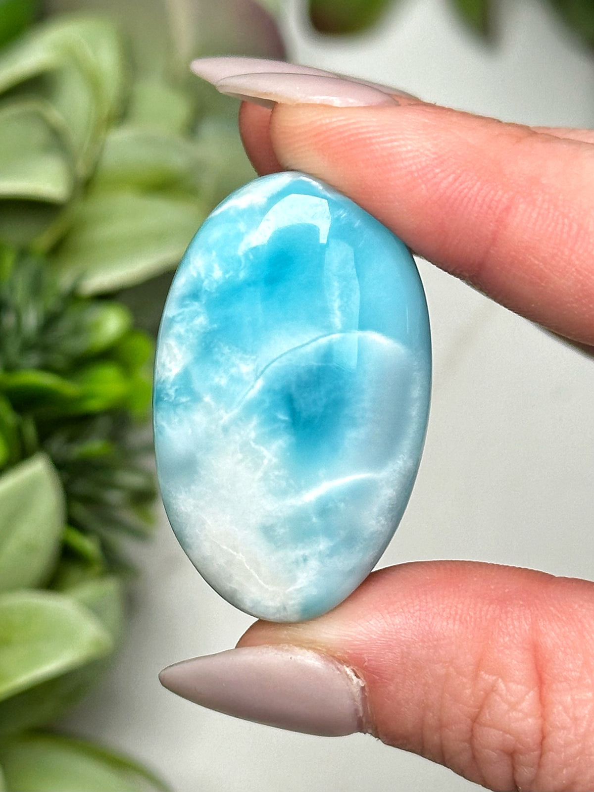 Larimar Worry Stone - #11