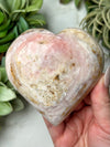 Pink Opal Heart - #6