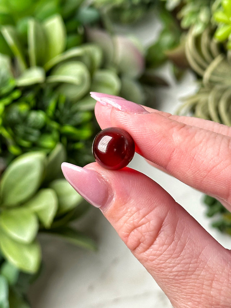 High Quality Hessonite Mini Garnet Sphere - #8