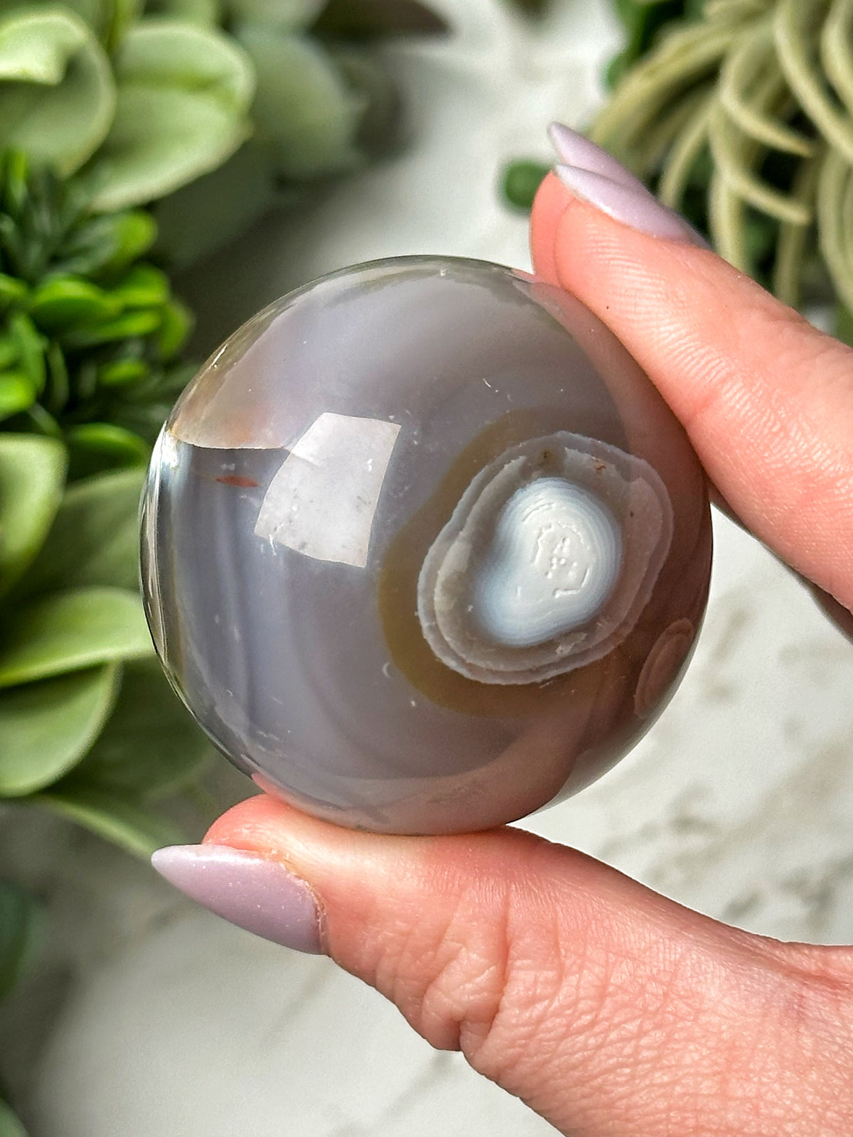 Orca Agate Sphere - #20