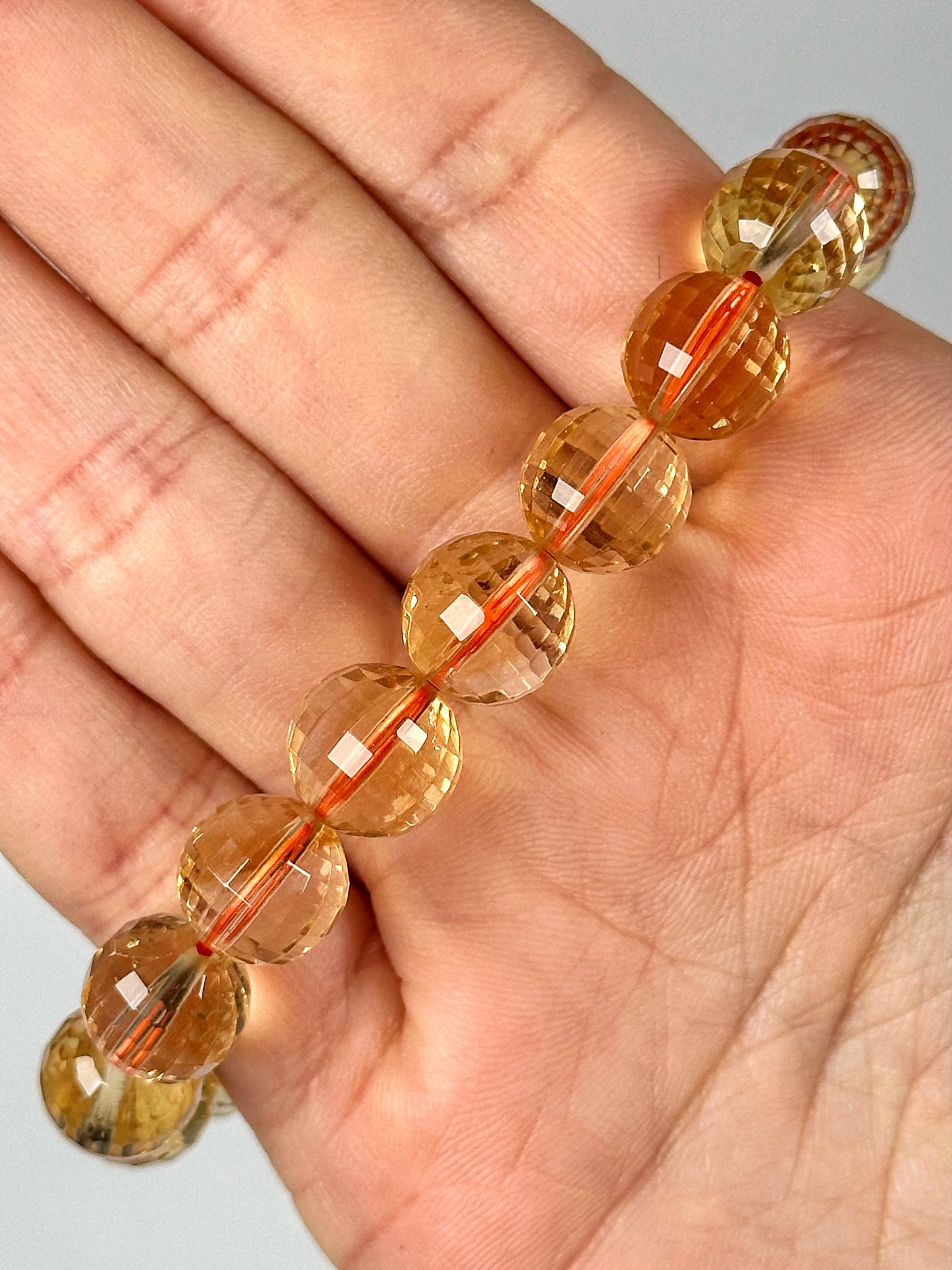 Faceted Citrine Bracelet - #1