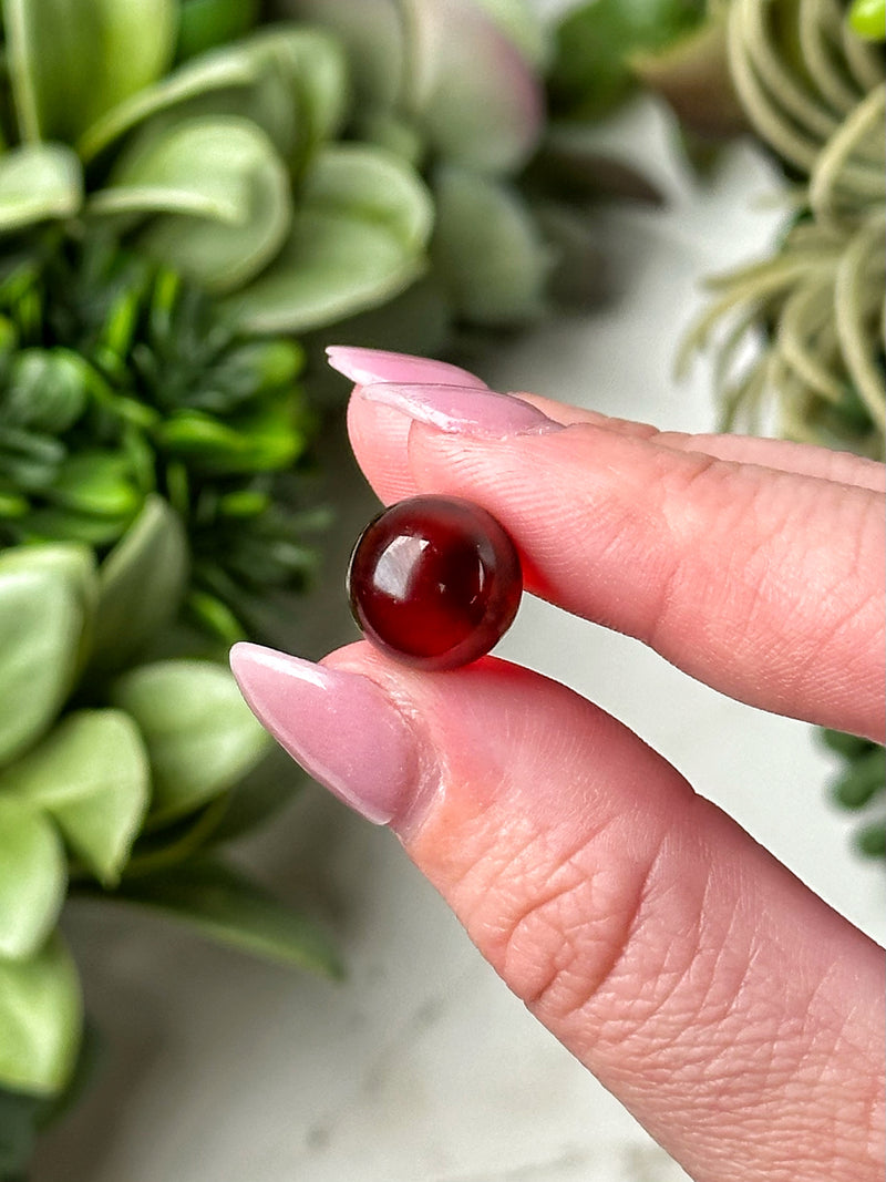 High Quality Hessonite Mini Garnet Sphere - #7