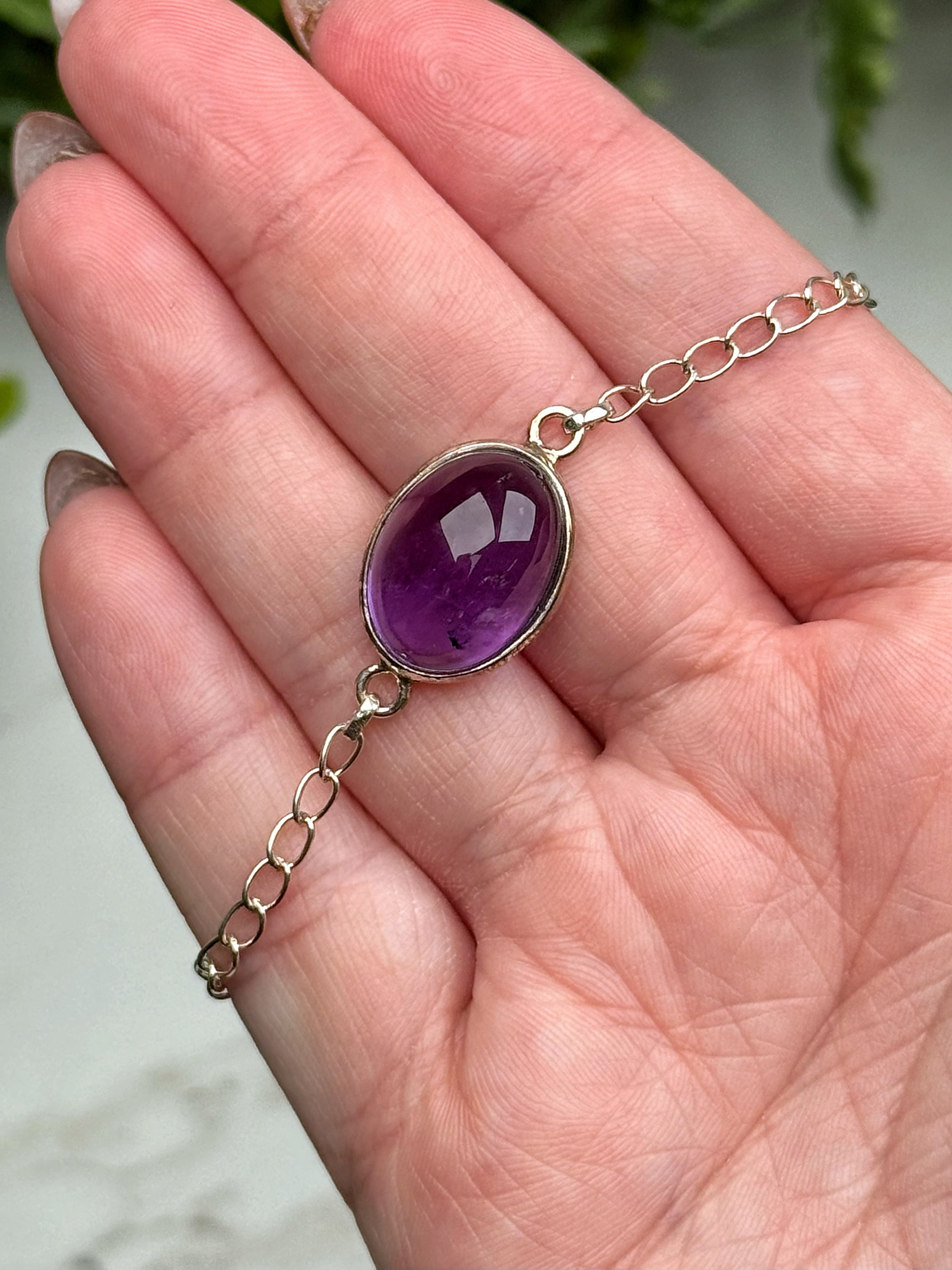 Amethyst Bracelets - Third-Eye & Crown Chakra - No. 68