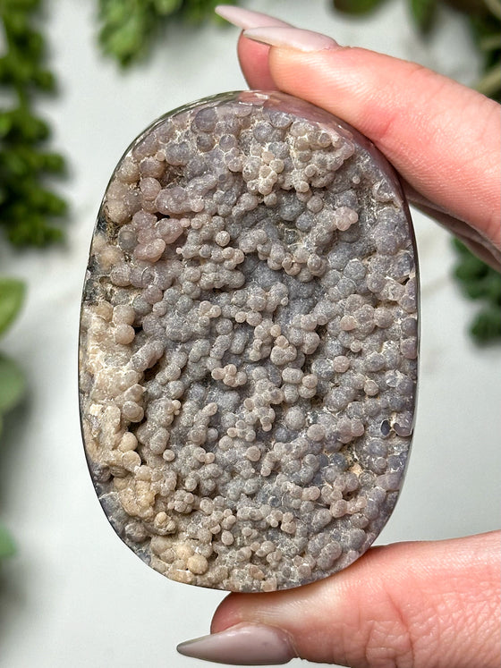 Grape Agate Palmstone - #11