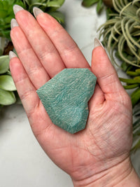 Amazonite Faceted Heart - #5