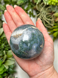 Moss Agate Sphere - #5
