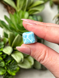 Mini Larimar Cube - #19