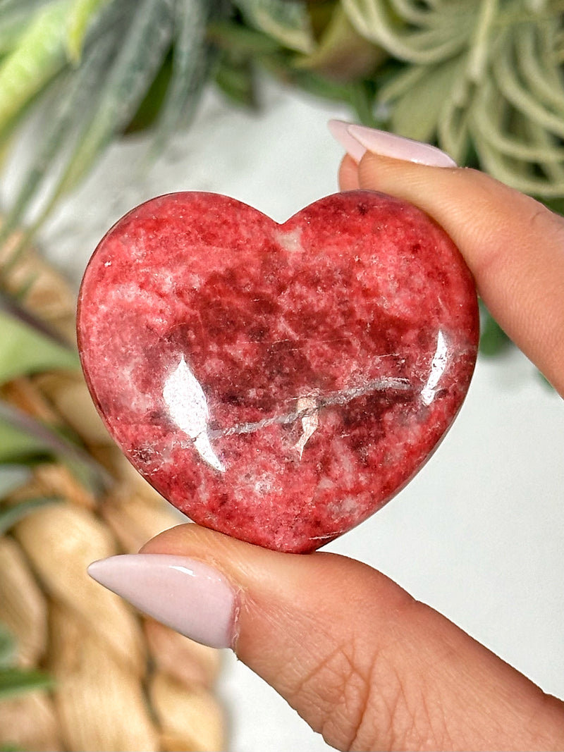 Thulite Heart - #1