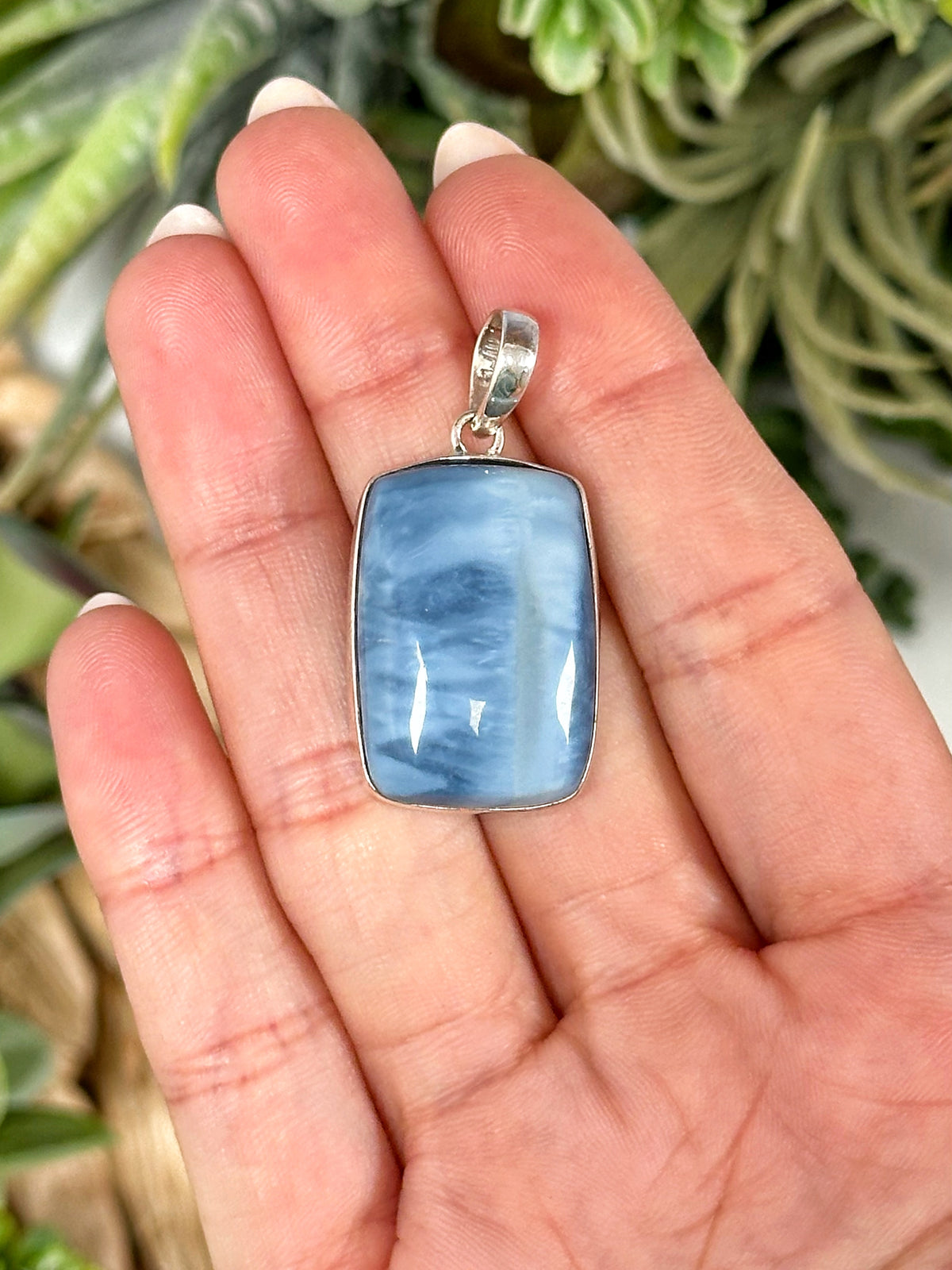 Owyhee Blue Opal Pendant - #1