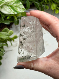 Green Mica in Quartz Freeform - #1