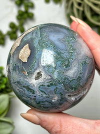 Moss Agate Sphere - #5