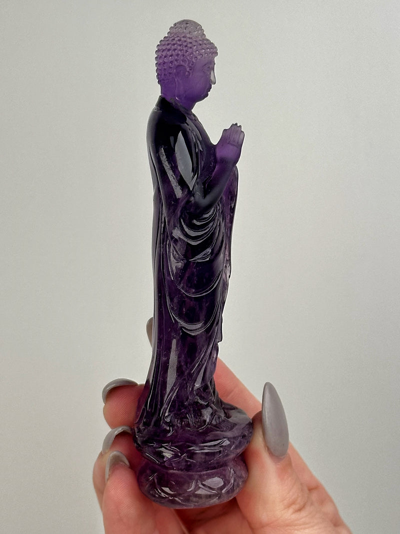 High Quality Amethyst Buddha - #1