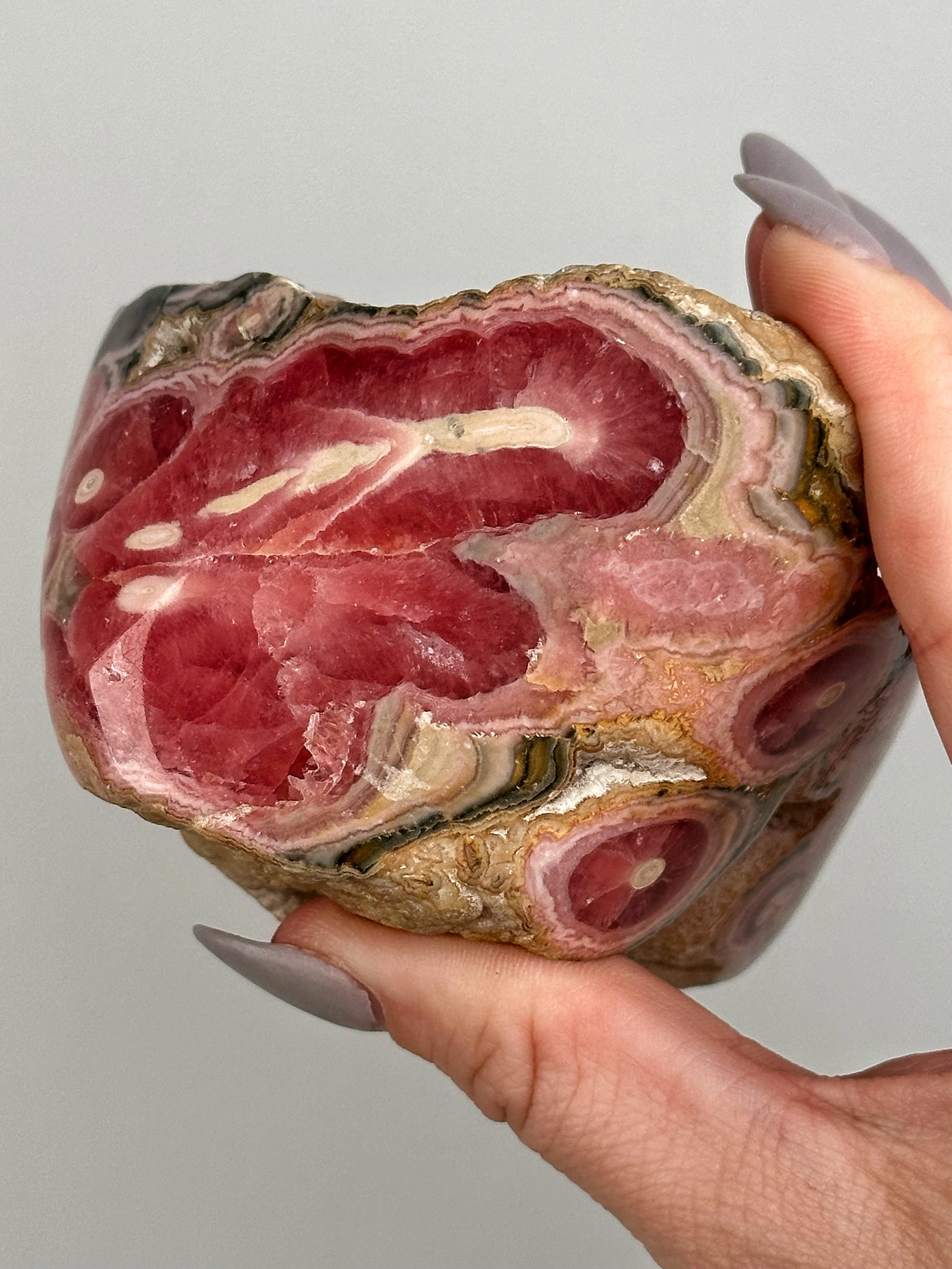 High Quality Rhodochrosite Freeform - #1
