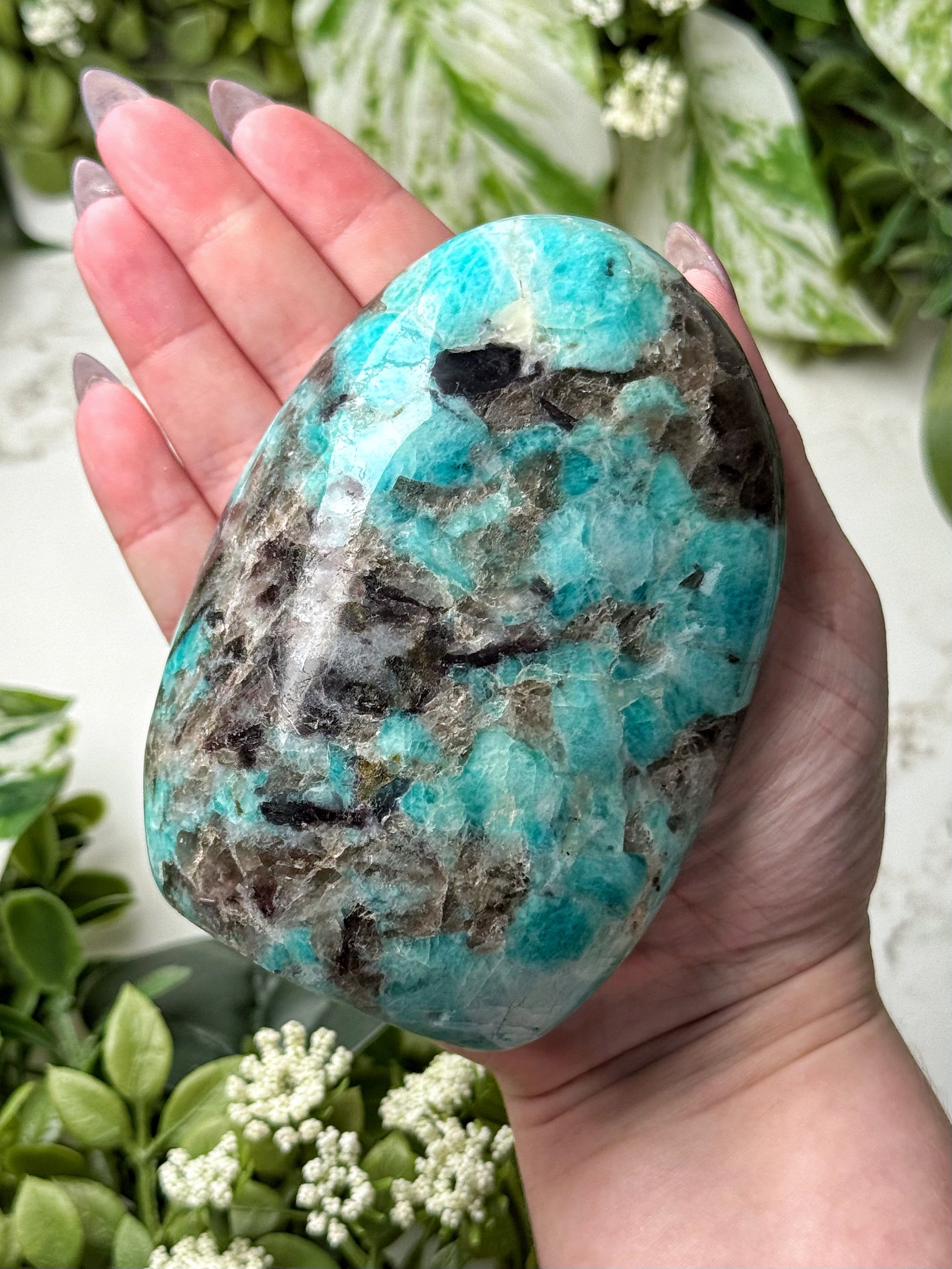 Smoky Amazonite Freeform - #14