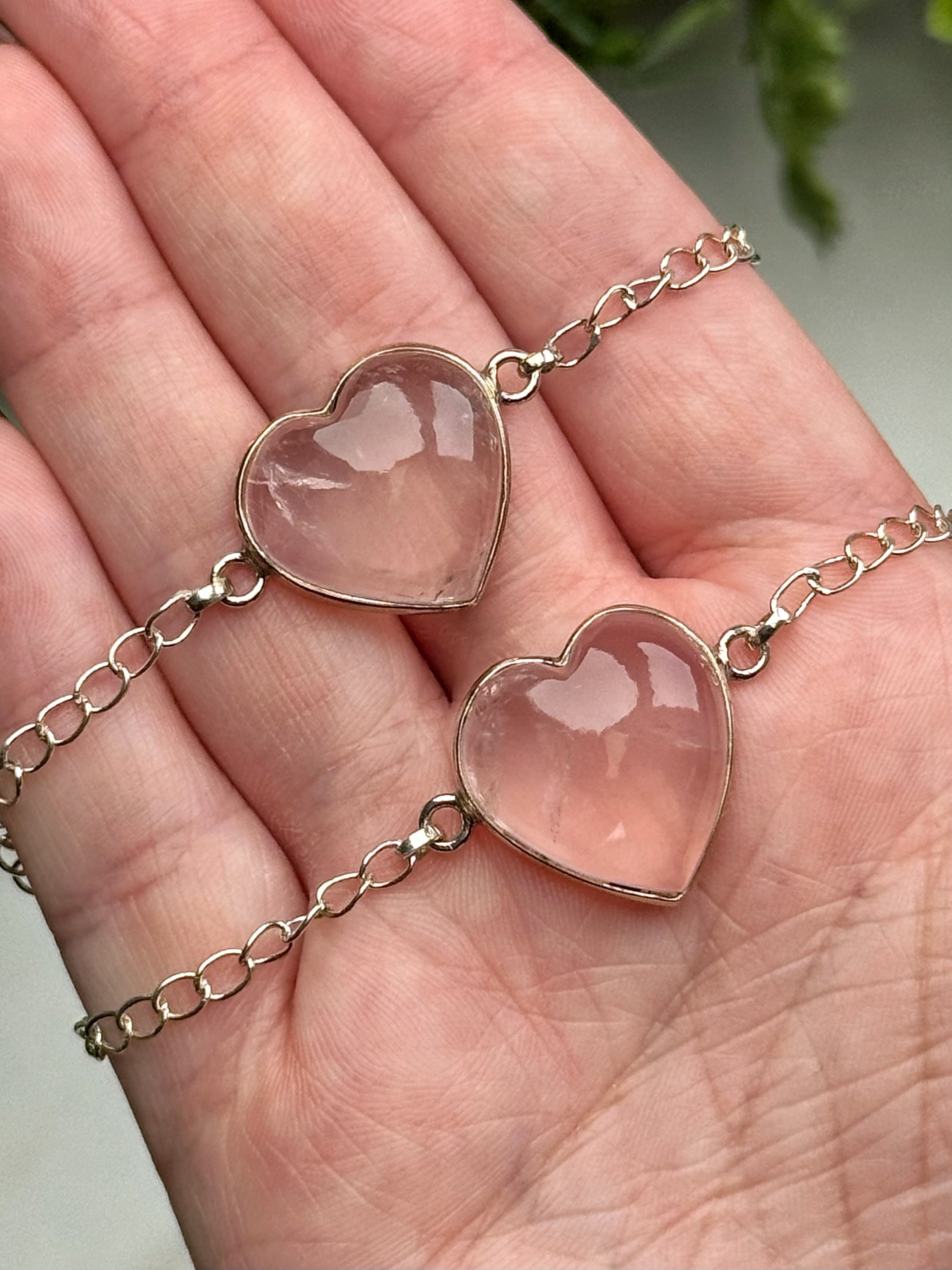 Rose Quartz Bracelets - Heart Chakra - No. 72