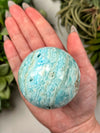 Blue Aragonite Sphere - #3