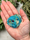 Blue Opal with Amethyst Dragon - #1