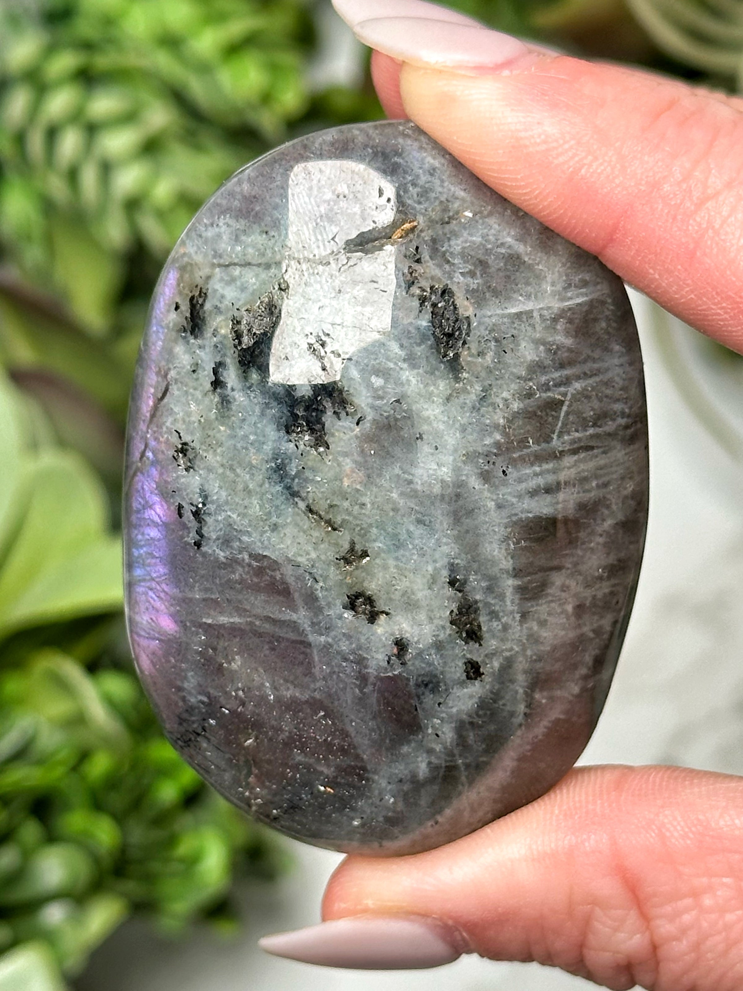 Labradorite Palmstone - #14