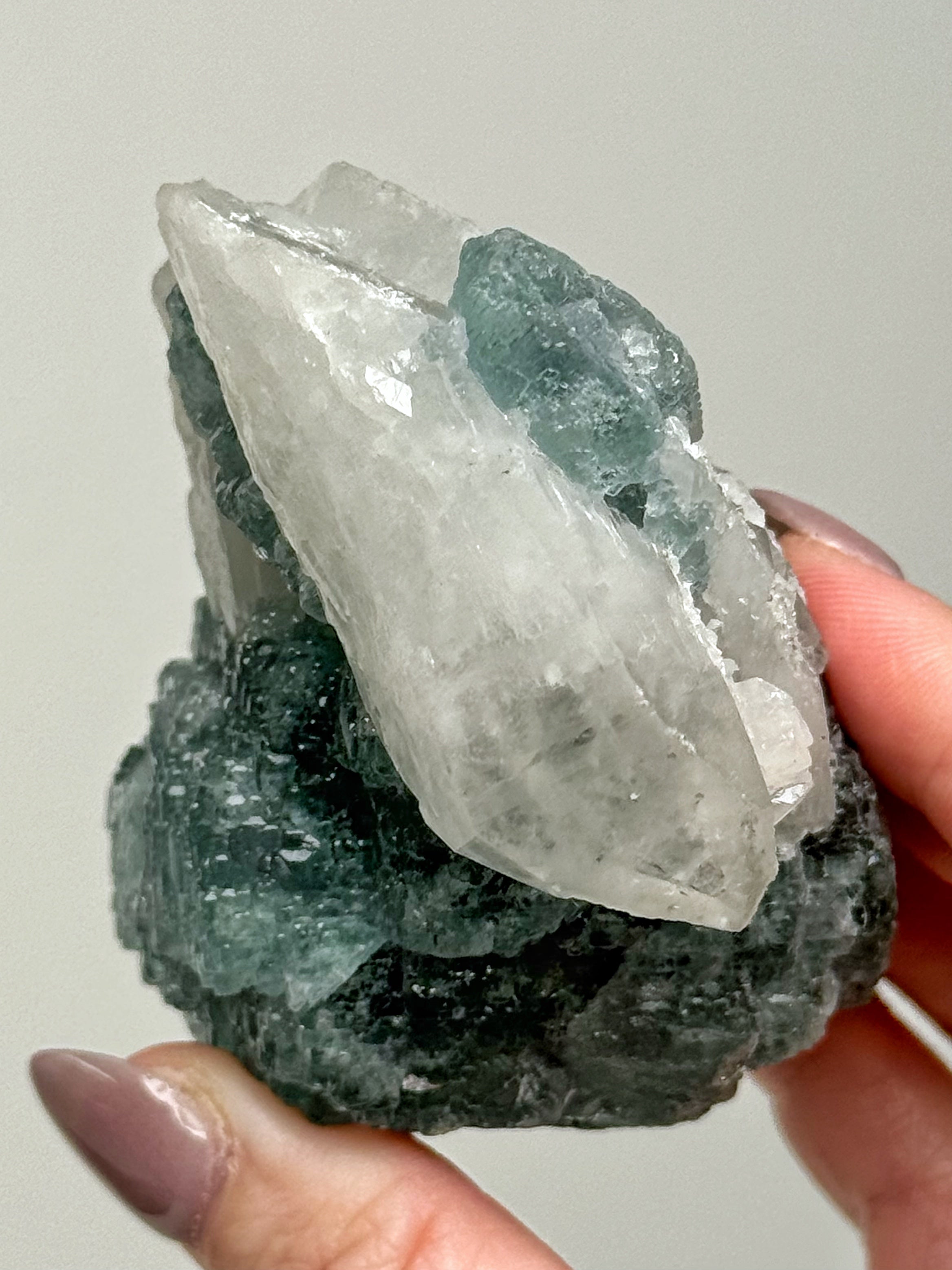 Fluorite on Quartz - #2