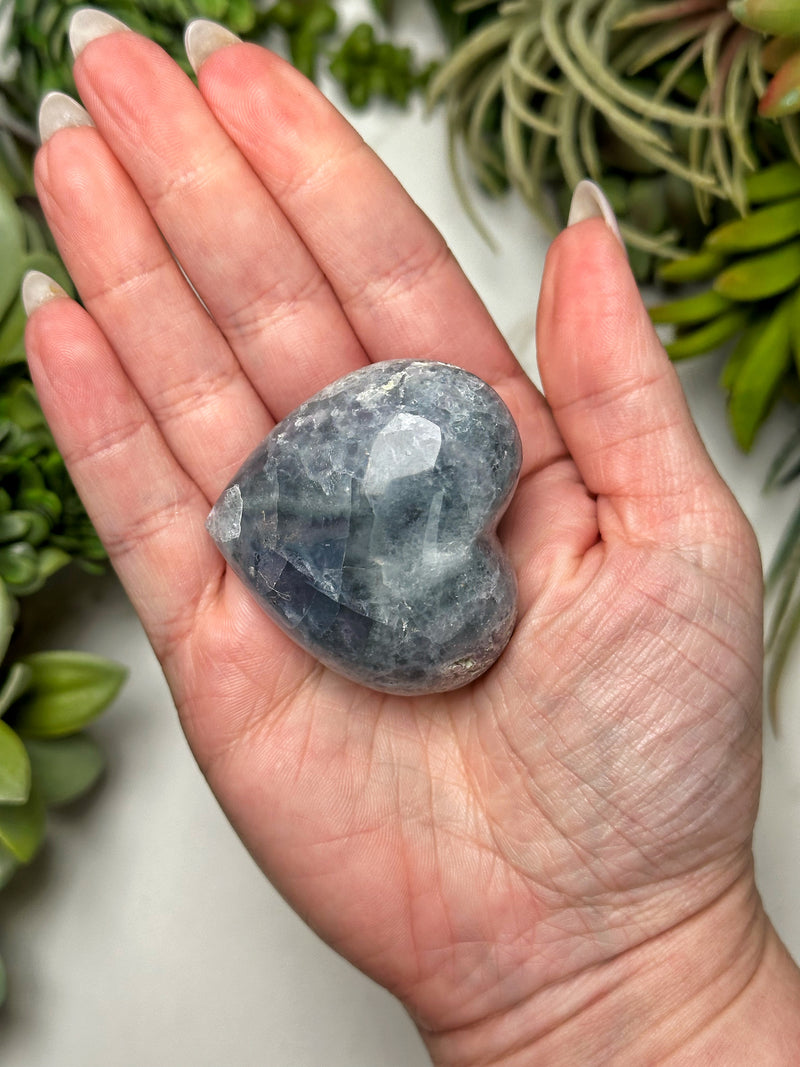 Fluorite Heart - #6