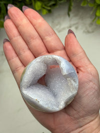 Druzy Blue Lace Agate Sphere - #15