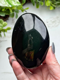 Rainbow Obsidian Palmstone - #7