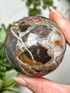Crazy Lace Agate Sphere - #4