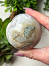 Druzy Blue Lace Agate Sphere - #5