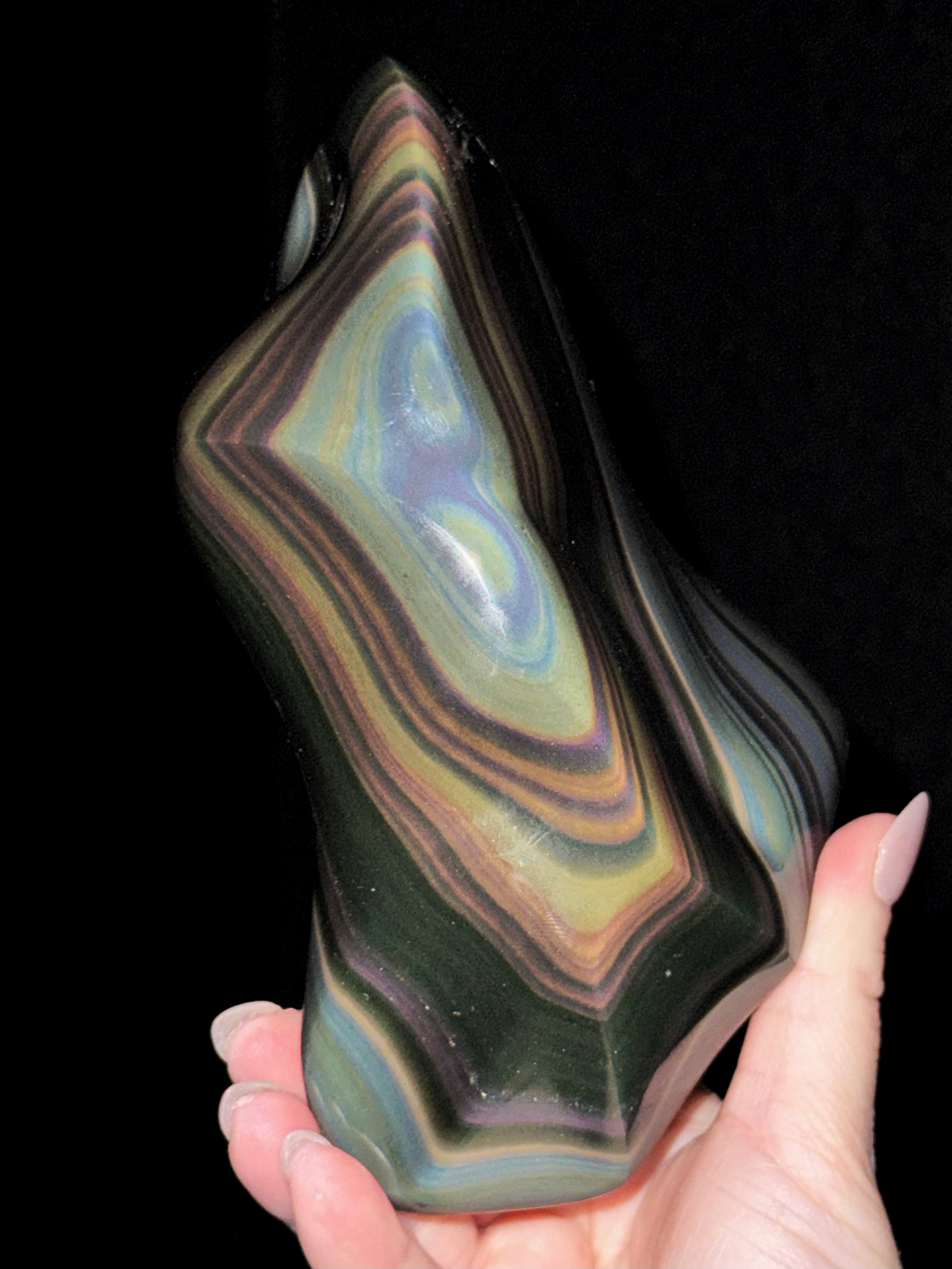 Rainbow Obsidian Freeform - #3