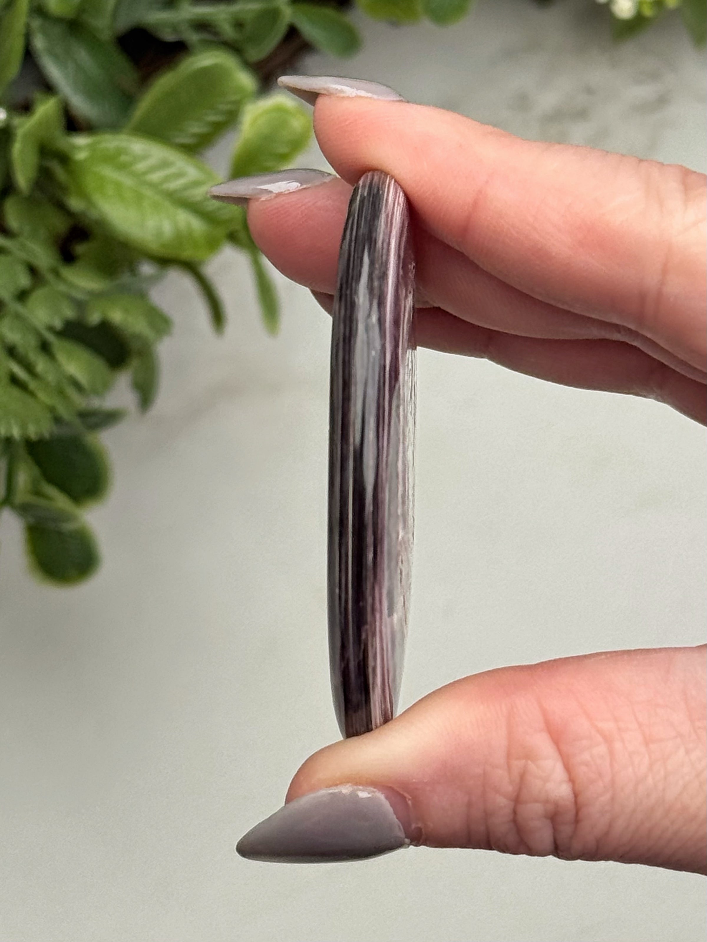 Gem Lepidolite Palmstone - #9