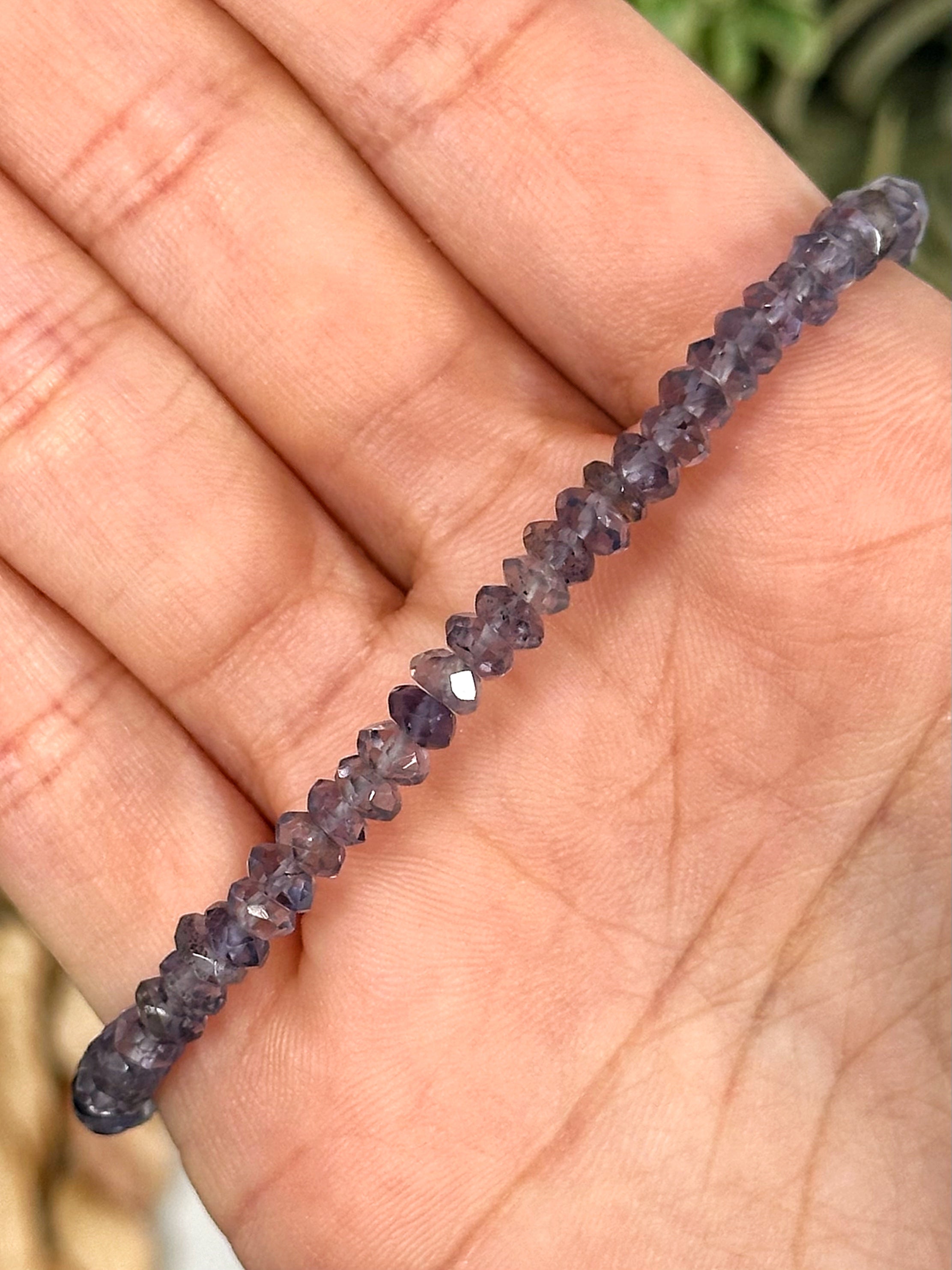 Faceted Iolite Bracelet - #1