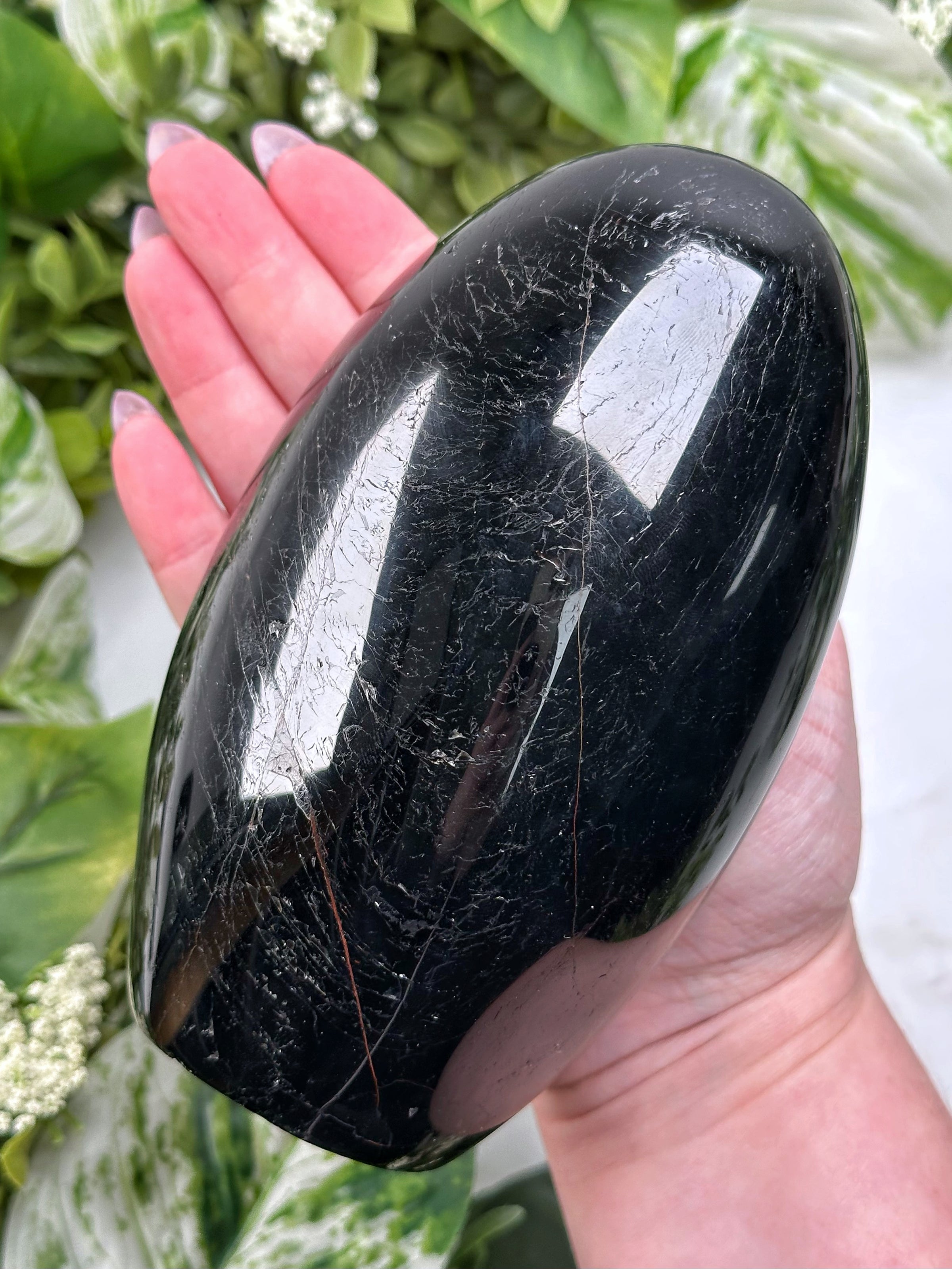 Black Tourmaline Freeform - #12