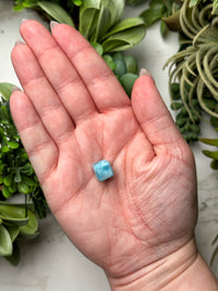 Mini Larimar Cube - #14