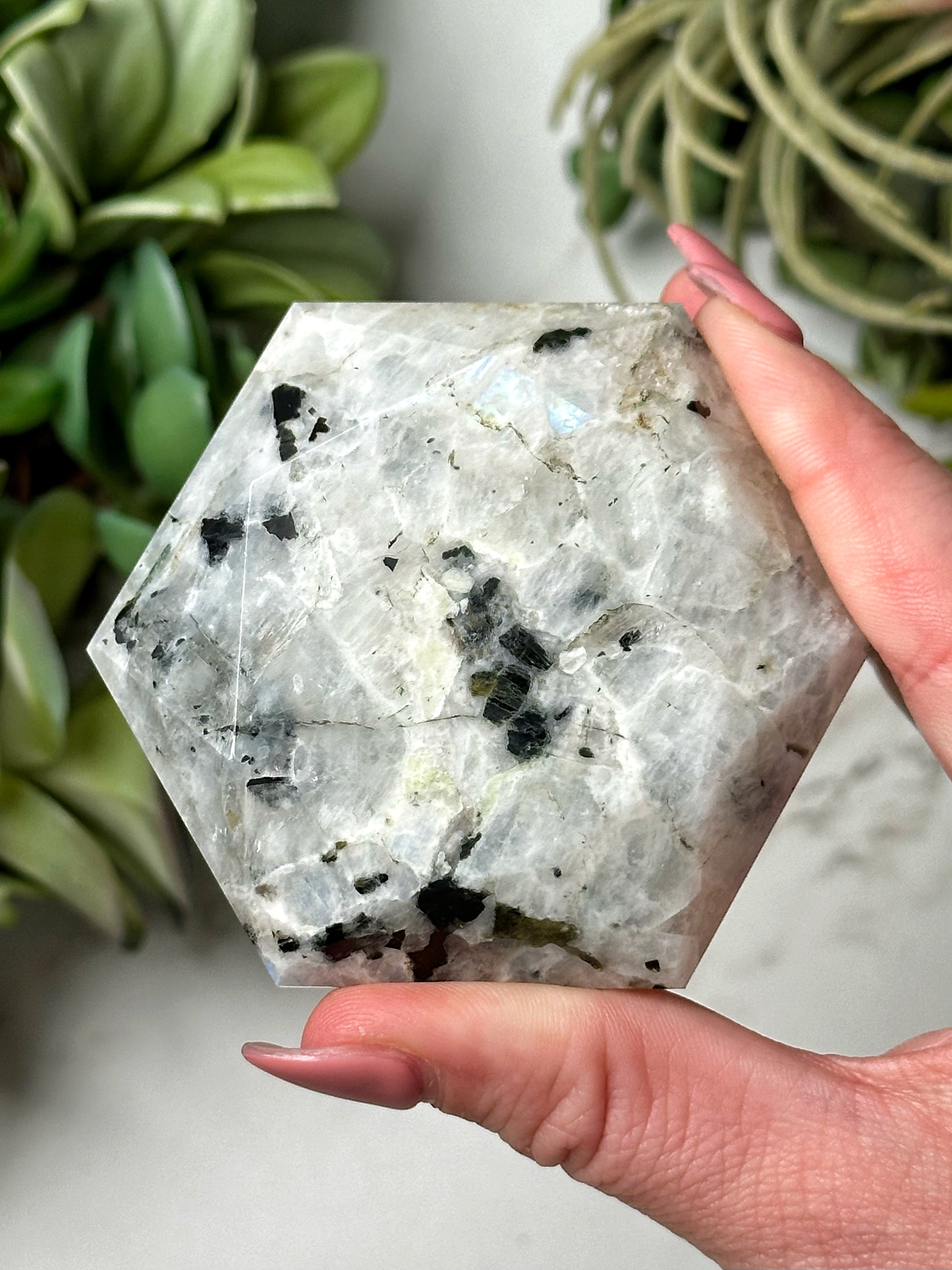 Moonstone Hexagon - #9