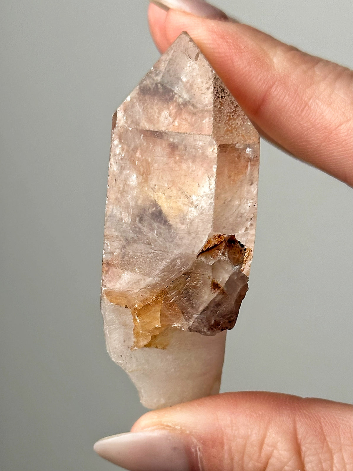 Raw Hematite in Quartz - #14