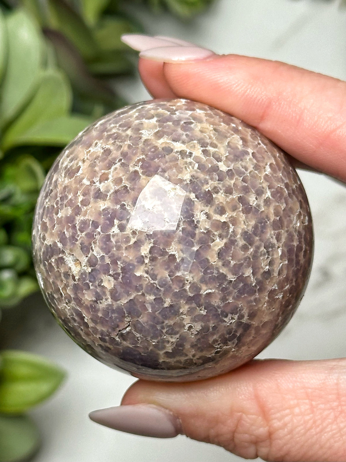 Grape Agate Sphere - #15