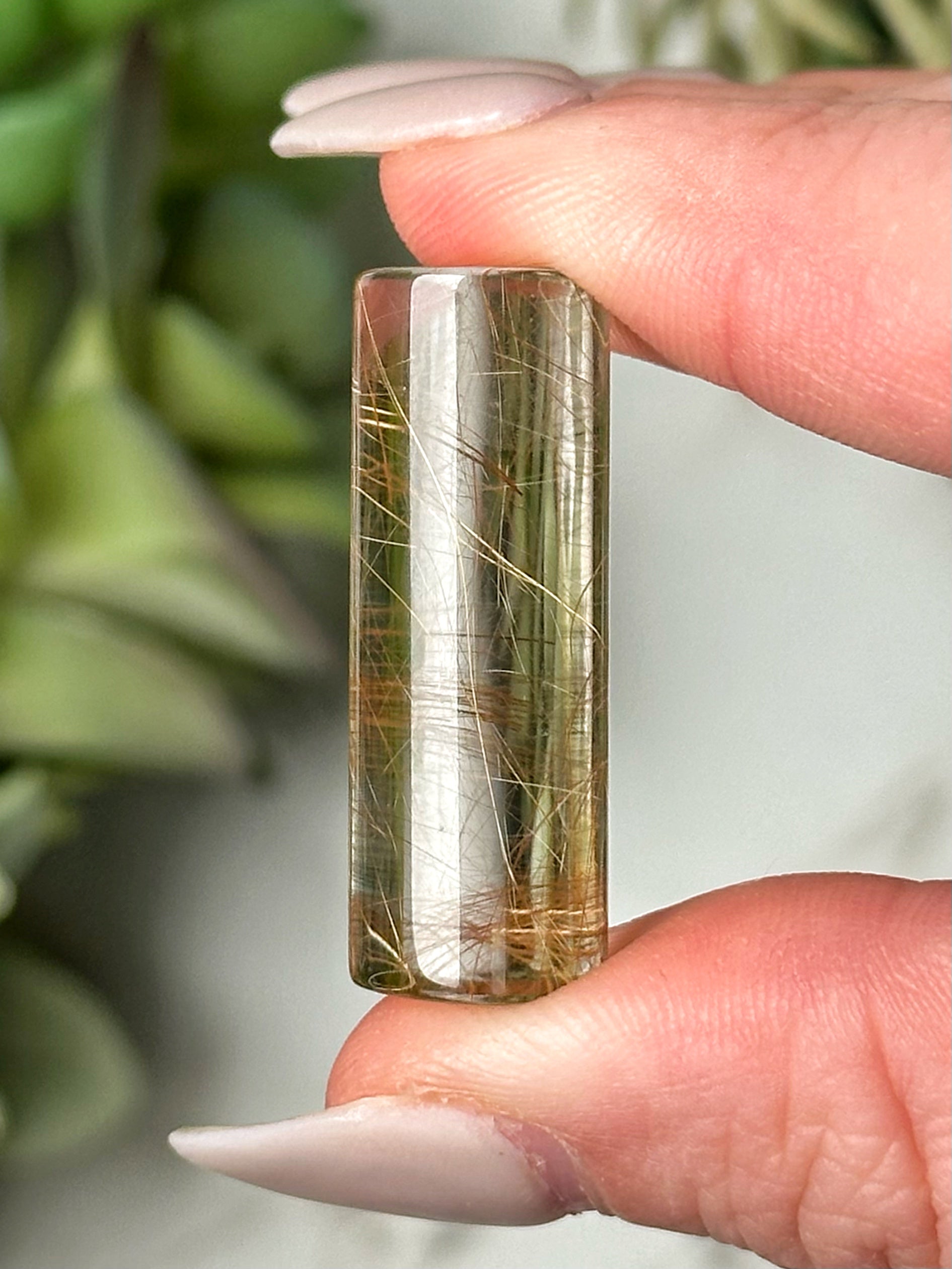Gold Rutile Cylinder - #4