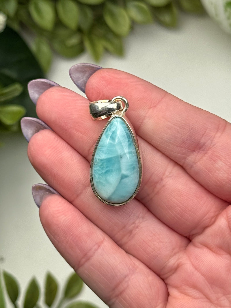 Larimar Pendant - #7
